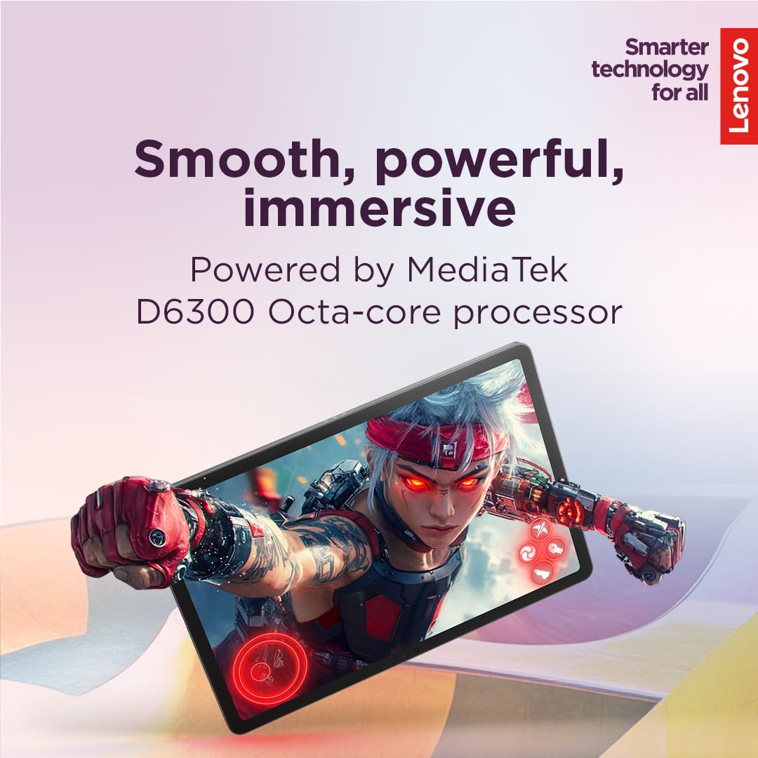 Lenovo Idea Tab - College Tablet - 11″ 2.5K IPS Touchscreen Display - 90Hz - MediaTek Dimensity 6300-8 GB Memory - 256 GB Storage - Integrated Arm Mali-G57 MC2 - Tab Pen and Folio Case - Image 6